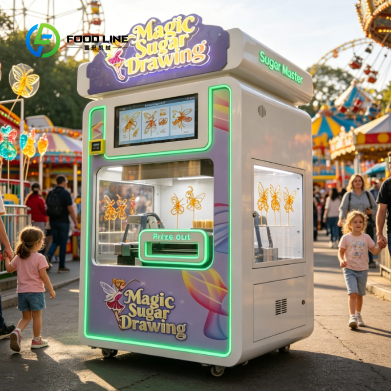 Arcade Ticket Machine - Customized Smart AI Sugar Painting Vending