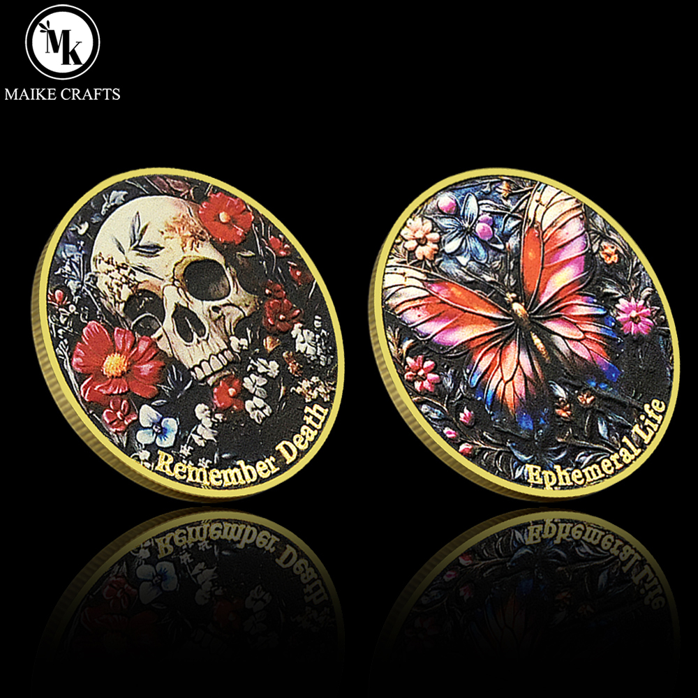 Skull Butterfly Commemorative  - Token Coin Mechanism reseña y precio