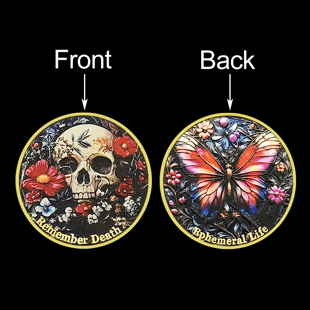 Skull Butterfly Commemorative  - Token Coin Mechanism reseña y precio