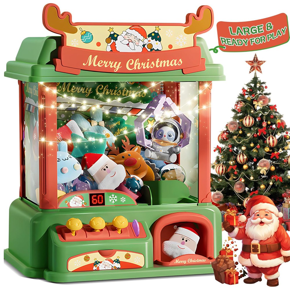 Christmas Claw Machine For Kid - Arcade Vending Machines reseña y precio