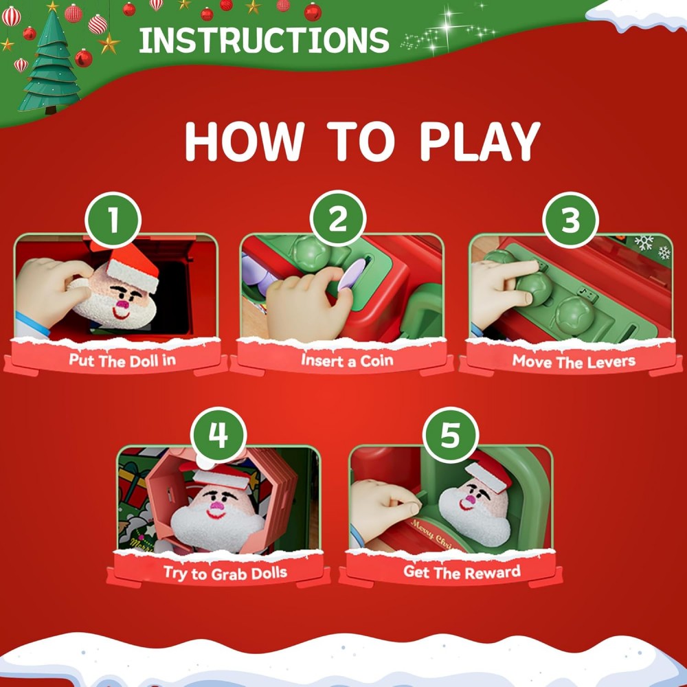 Christmas Claw Machine For Kid - Arcade Vending Machines reseña y precio