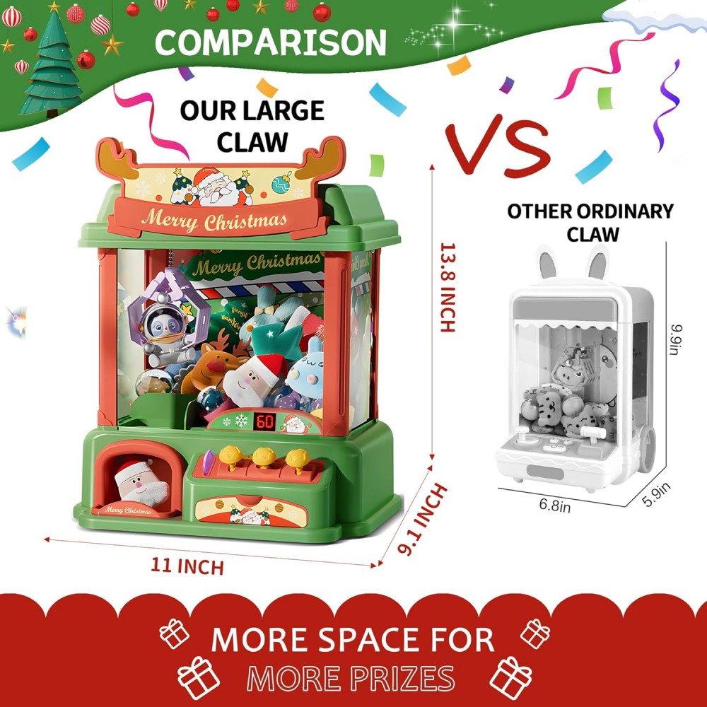 Christmas Claw Machine For Kid - Arcade Vending Machines reseña y precio
