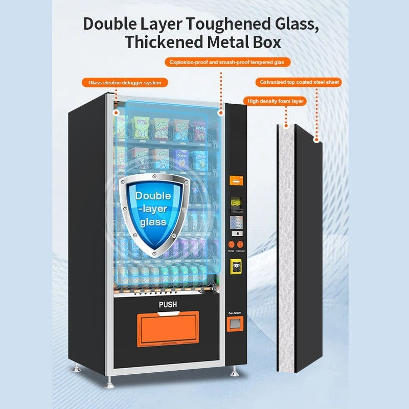 Drinks and Snacks Touch Screen - Commercial Vending Machine reseña y precio