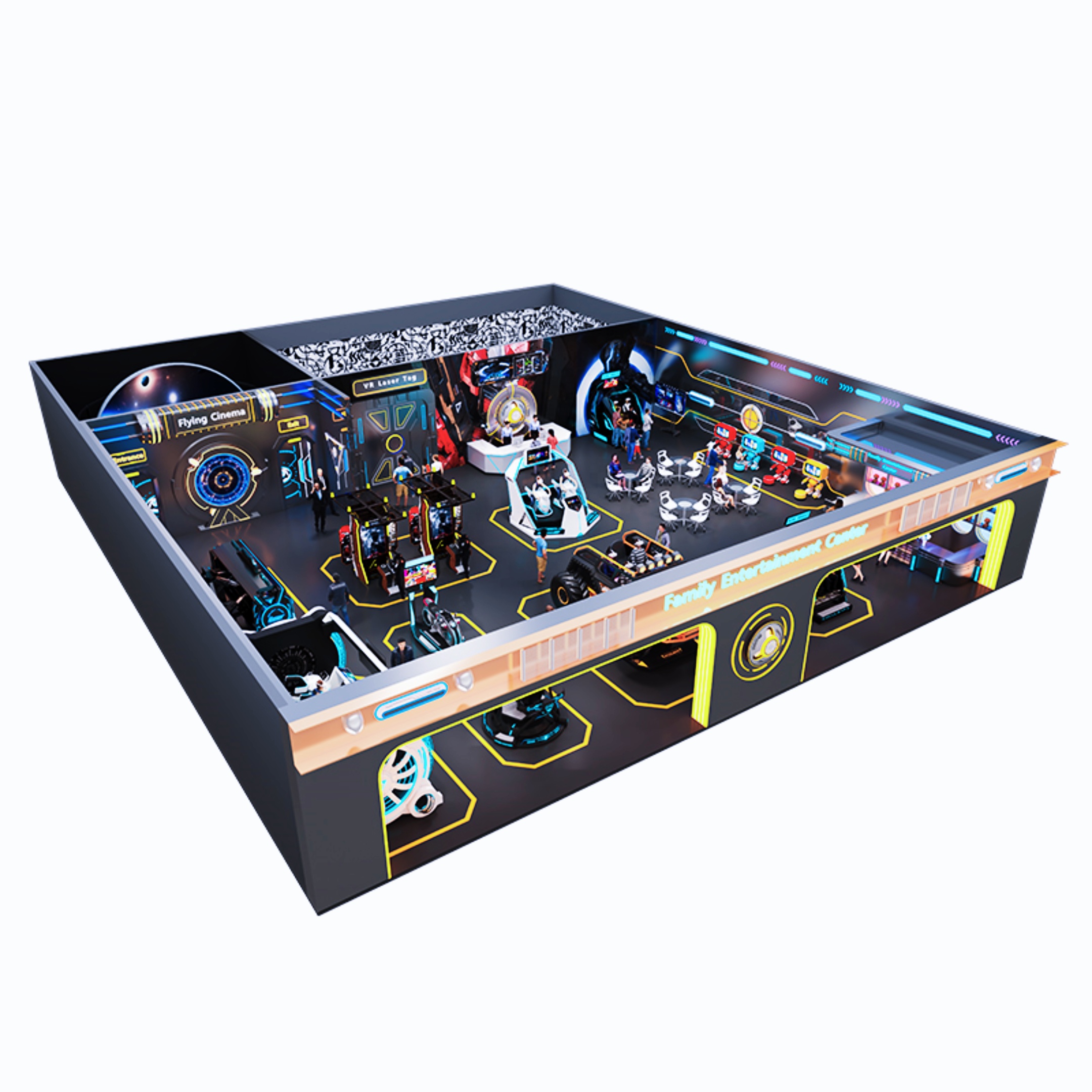 VR Amusement Park 5D 7D 9D Arc - Arcade Games & Vending Co reseña y precio