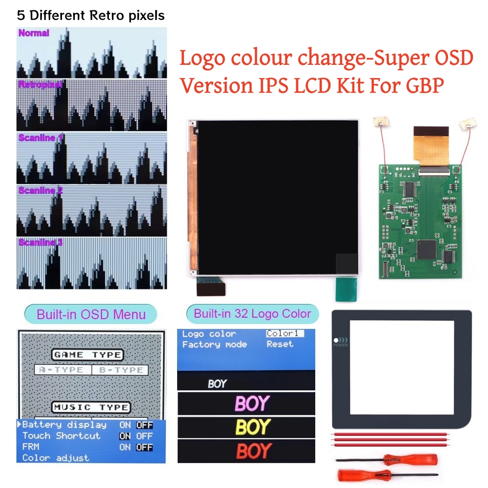 Hispeedido Logo Color Change B - Lcd Screen Arcade reseña y precio