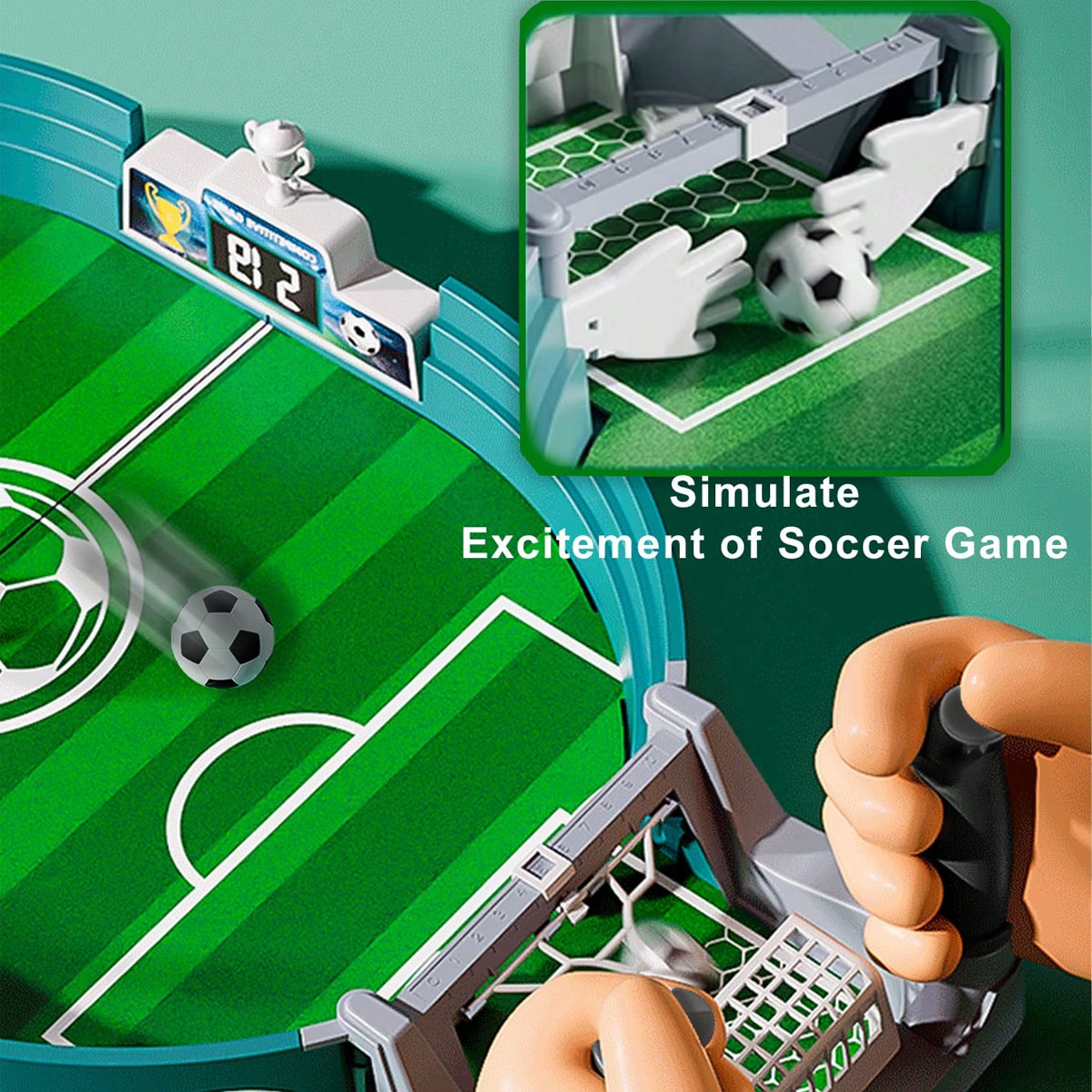 Table Football Game, Two-Perso - Pinball Machine reseña y precio