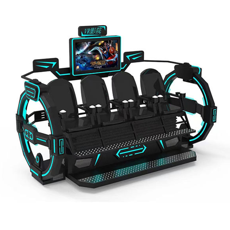 High Quality Theme Park 4 Seat - 9D Vr Simulator reseña y precio