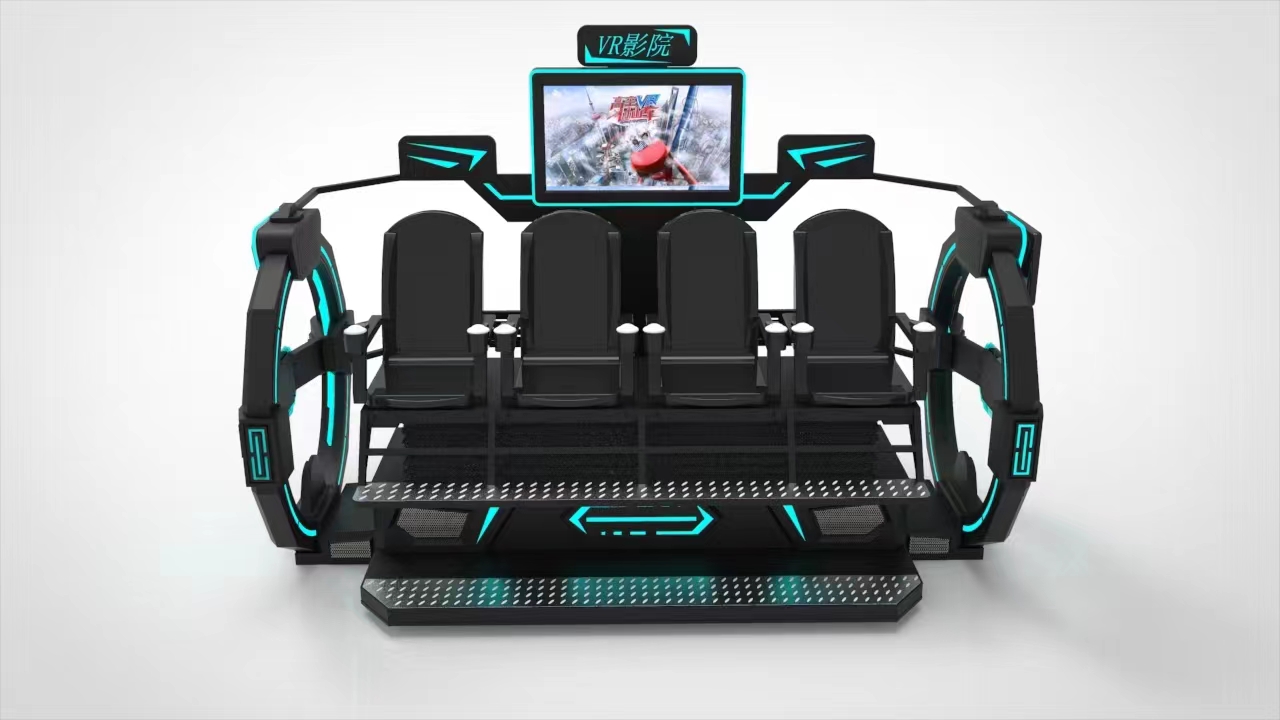 High Quality Theme Park 4 Seat - 9D Vr Simulator reseña y precio