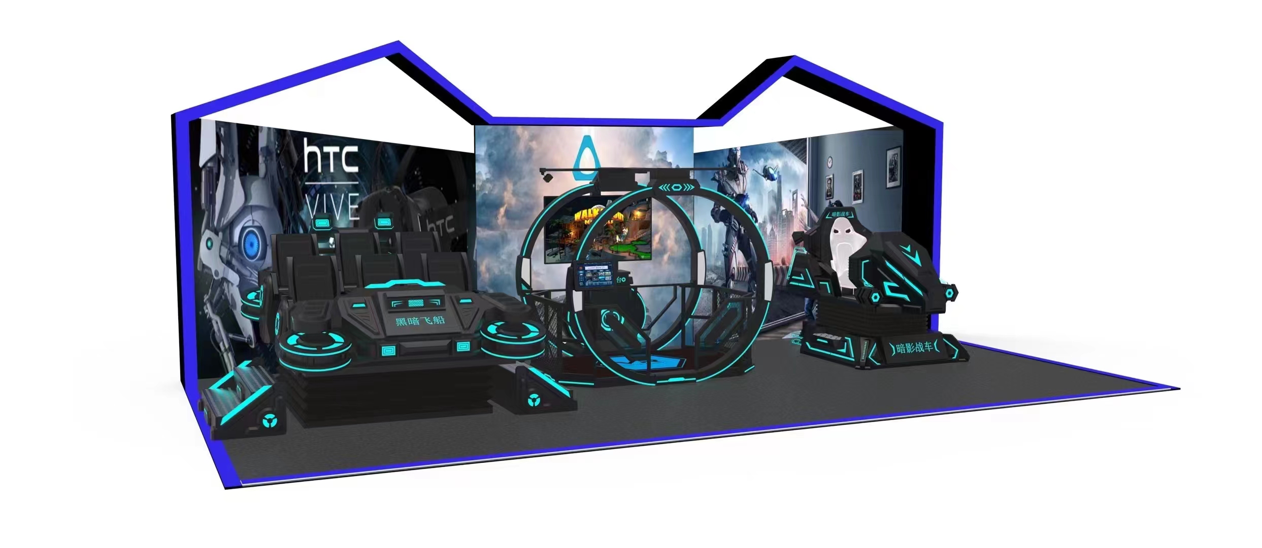 High Quality Theme Park 4 Seat - 9D Vr Simulator reseña y precio