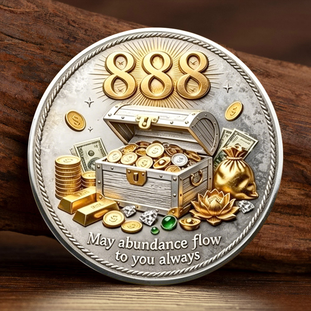 2D Gold Silver Plated 888 Ange - Token Coin Mechanism reseña y precio