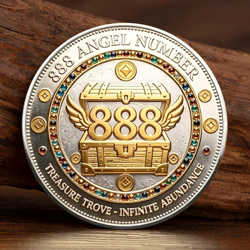 2D Gold Silver Plated 888 Ange - Token Coin Mechanism reseña y precio