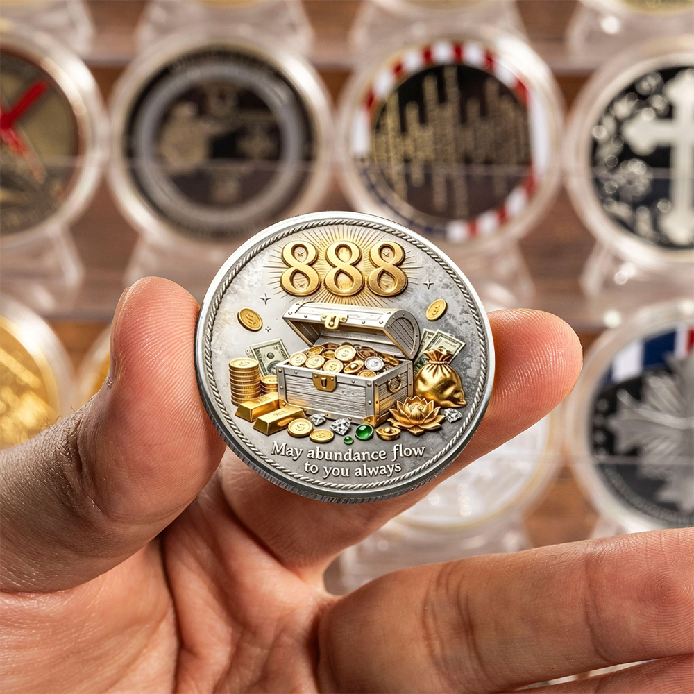 2D Gold Silver Plated 888 Ange - Token Coin Mechanism reseña y precio