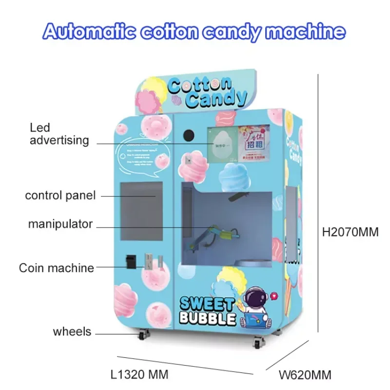Customized Custom Kids Cotton  - Commercial Vending Machine reseña y precio