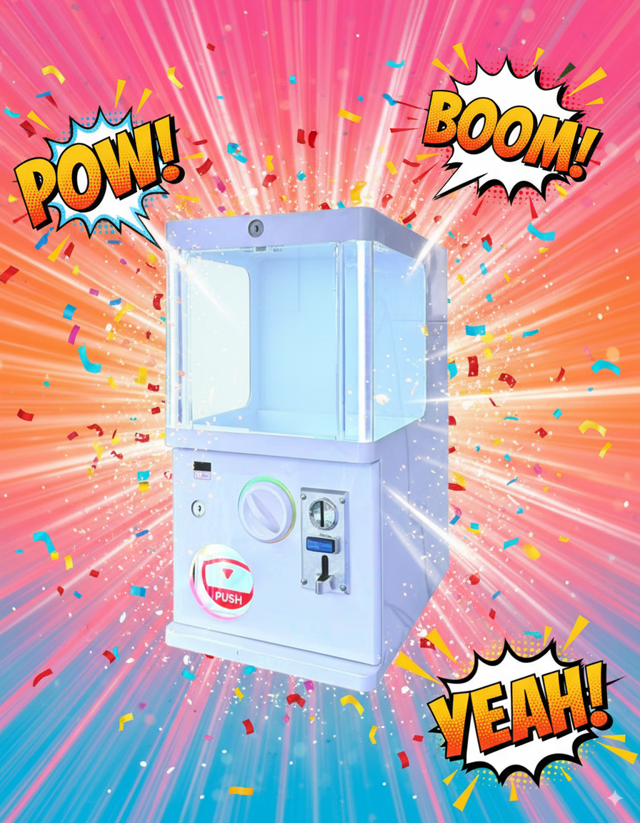 Metal Capsule Vending Machine  - Arcade Card Vending Machine reseña y precio