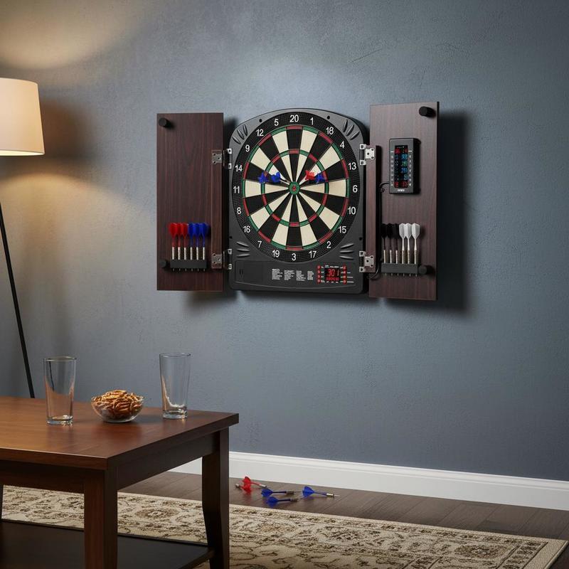 Dartboard and cabinet set Home - Electronic Dartboard Cabinet reseña y precio