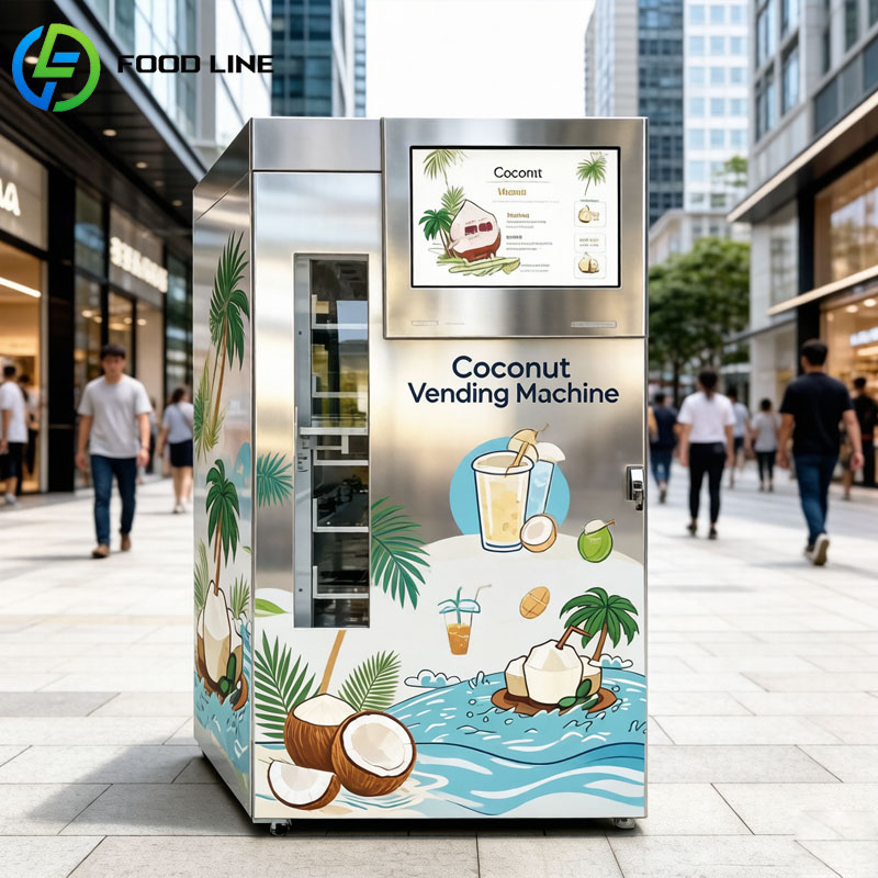 Fresh Coconut Vending Machine  - Open Vending Machine reseña y precio