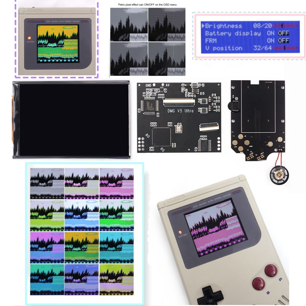 36 Colors Changing Mode RIPS S - Lcd Screen Arcade reseña y precio