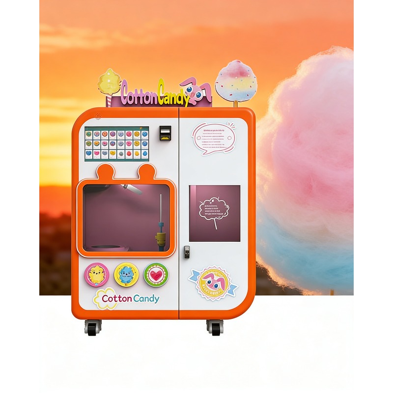 Fully Automatic Cotton Candy V - Commercial Vending Machine reseña y precio