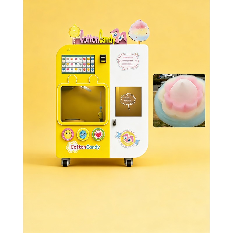 Fully Automatic Cotton Candy V - Commercial Vending Machine reseña y precio