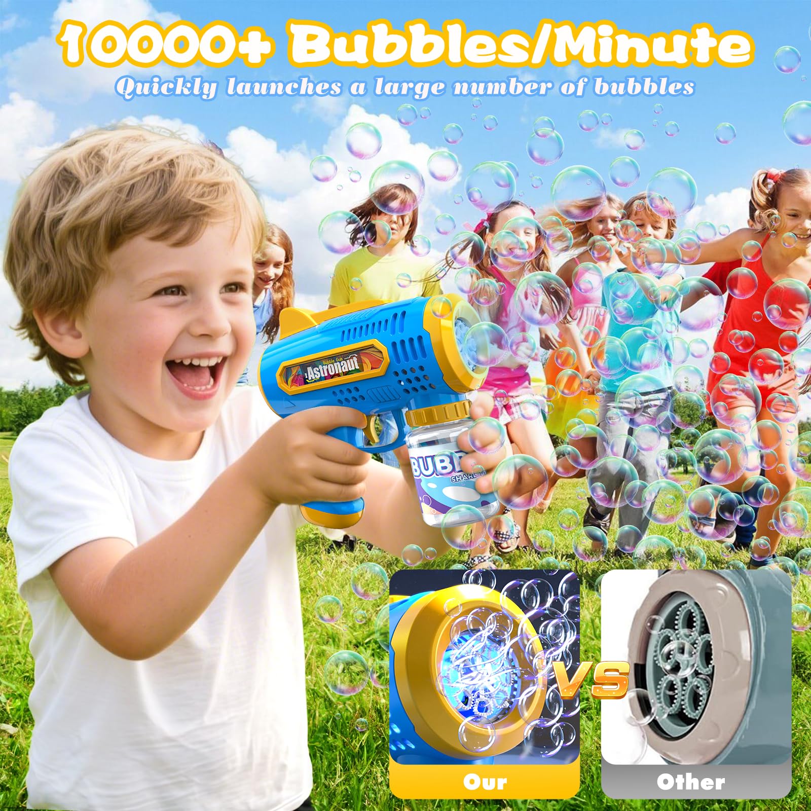 Bubble Gun, Automatic Bubble M - Bubble Gum Machine reseña y precio