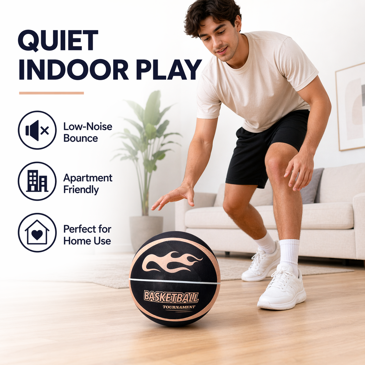 Fabric Cover Silent Basketball - Basketball Arcade Game reseña y precio