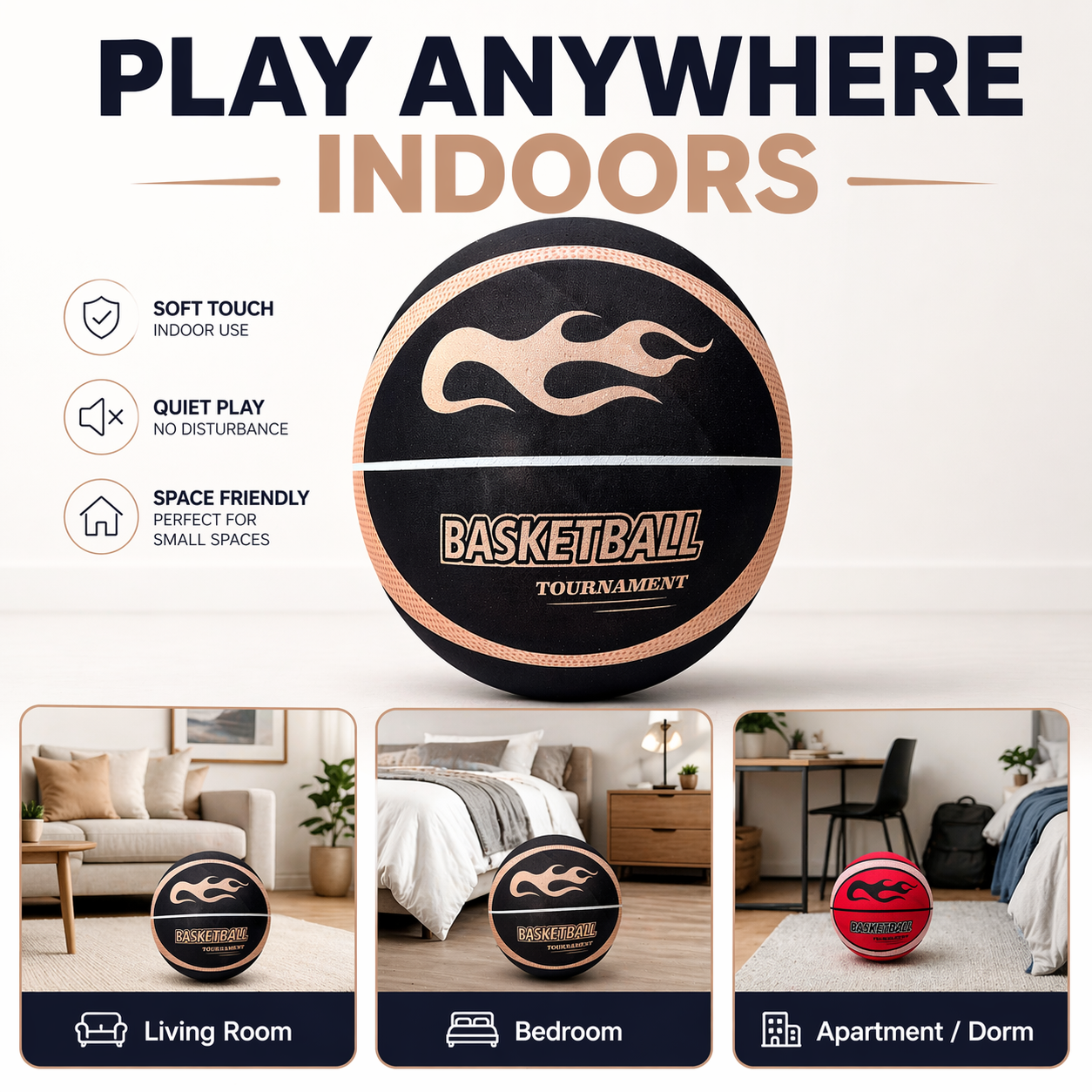Fabric Cover Silent Basketball - Basketball Arcade Game reseña y precio