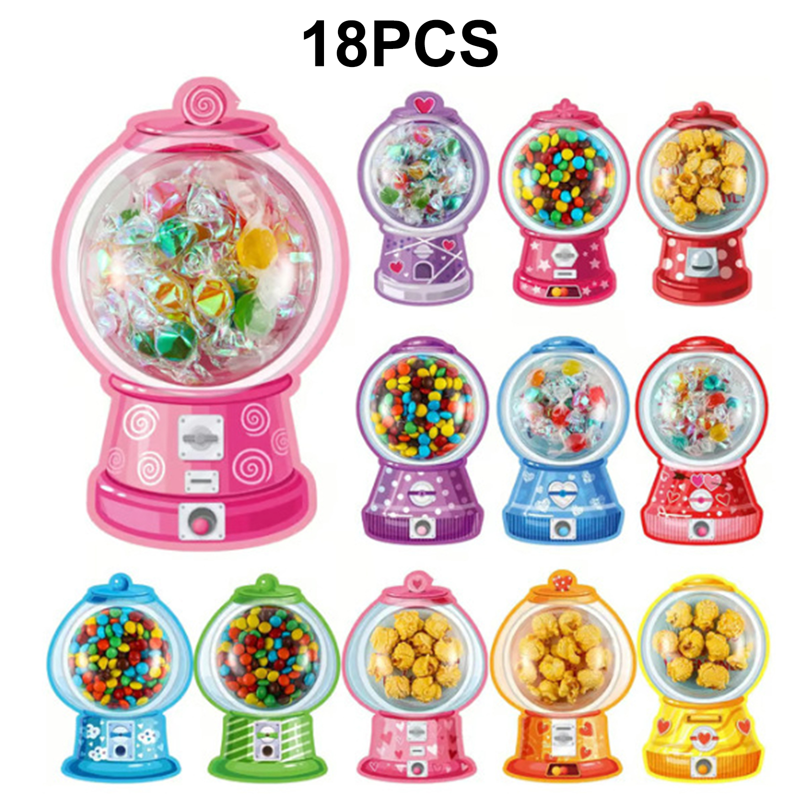 36/18 Pack Valentine Greeting  - Bubble Gum Machine reseña y precio