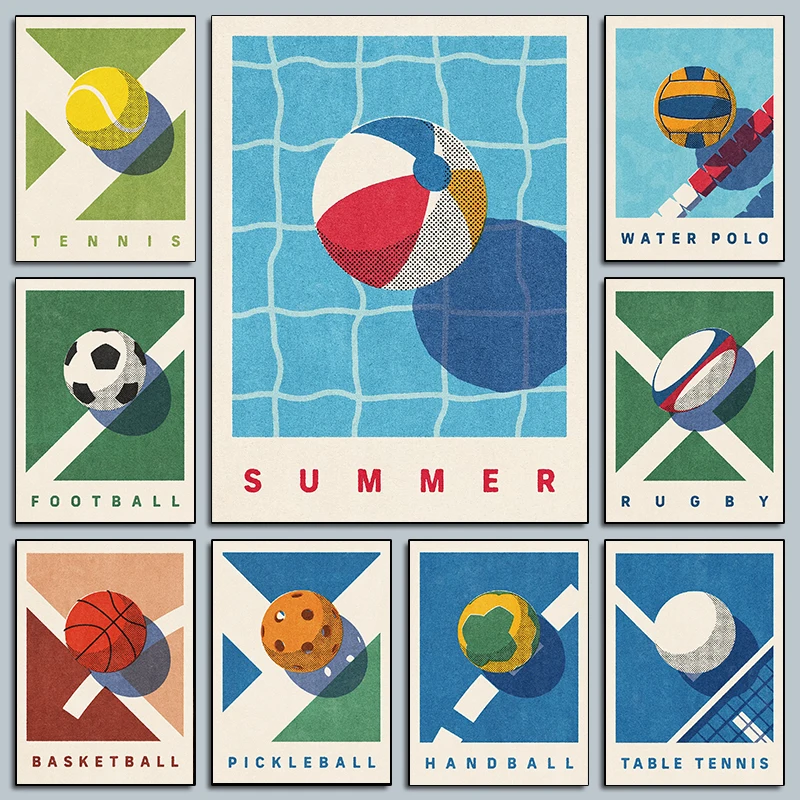 Minimalist Canvas Posters Funn - Basketball Arcade Game reseña y precio
