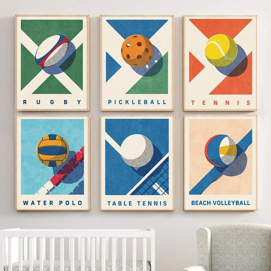 Minimalist Canvas Posters Funn - Basketball Arcade Game reseña y precio
