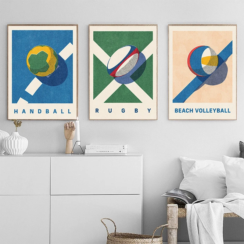 Minimalist Canvas Posters Funn - Basketball Arcade Game reseña y precio