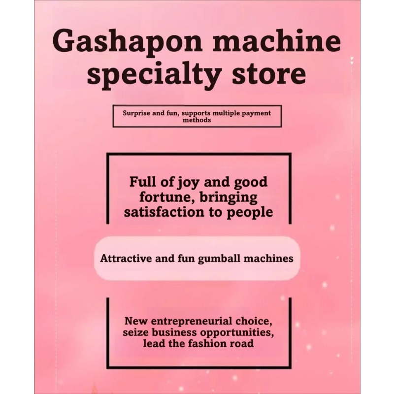 Commercial Large Gashapon Caps - Commercial Vending Machine reseña y precio