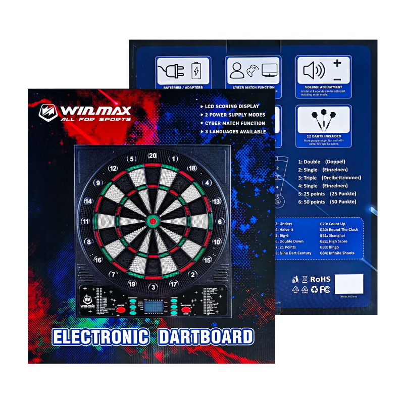 Electronic Dart Board LED Elec - Electronic Dartboard Cabinet reseña y precio