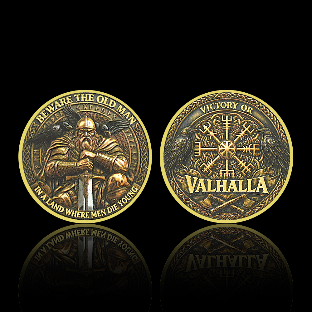 Viking Warrior Odin Coin Victo - Token Coin Mechanism reseña y precio