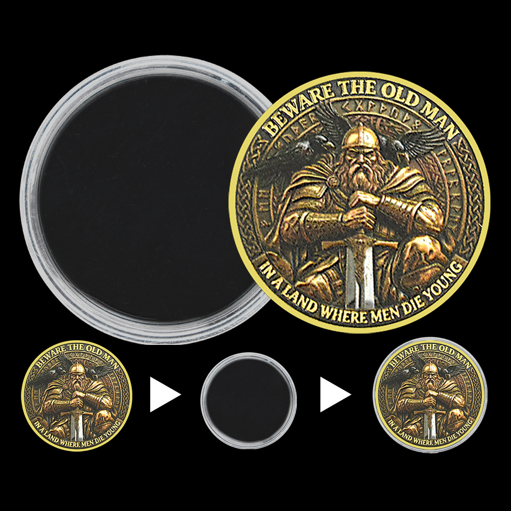 Viking Warrior Odin Coin Victo - Token Coin Mechanism reseña y precio