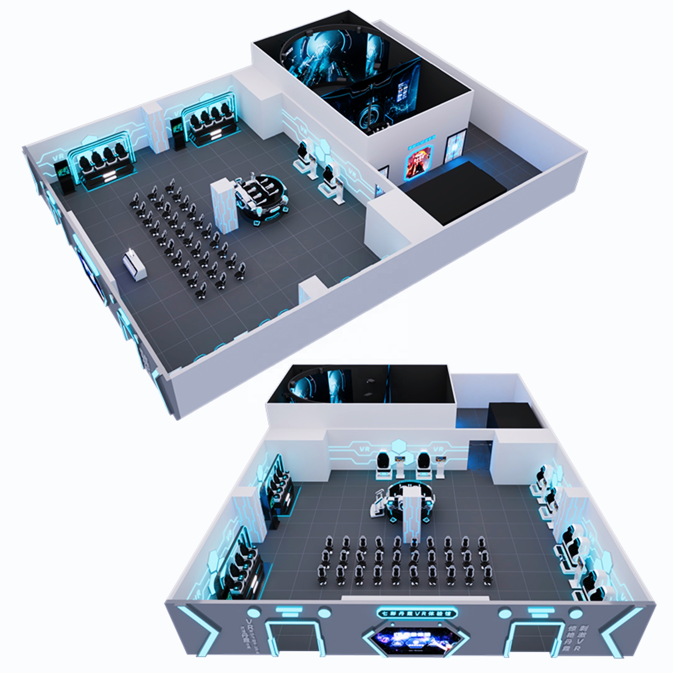 Virtual Reality Amusement Park - Arcade Games & Vending Co reseña y precio