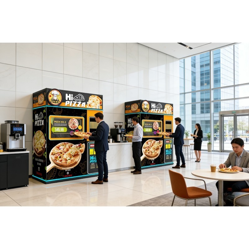 Automatic Pizza Making Vending - Commercial Vending Machine reseña y precio