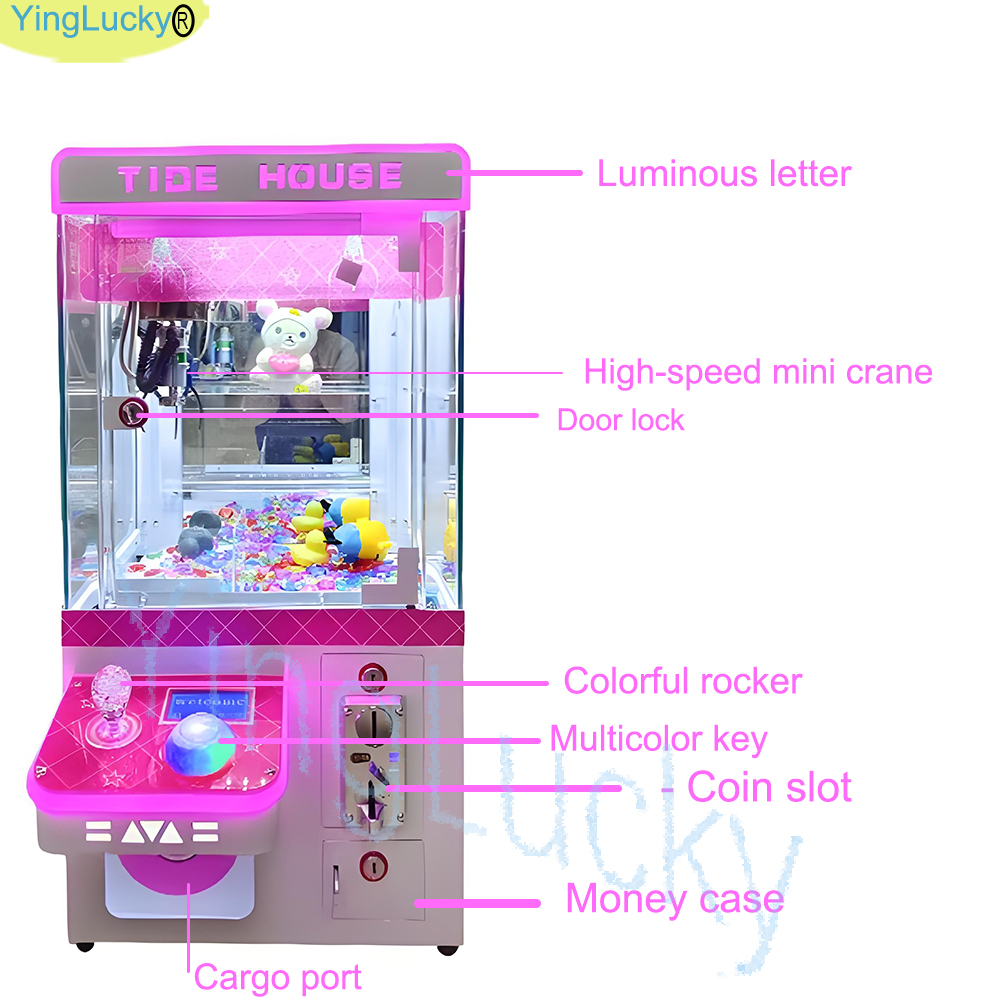 HAPPY Mini Claw Machine Toy Cr - Arcade Card Vending Machine reseña y precio
