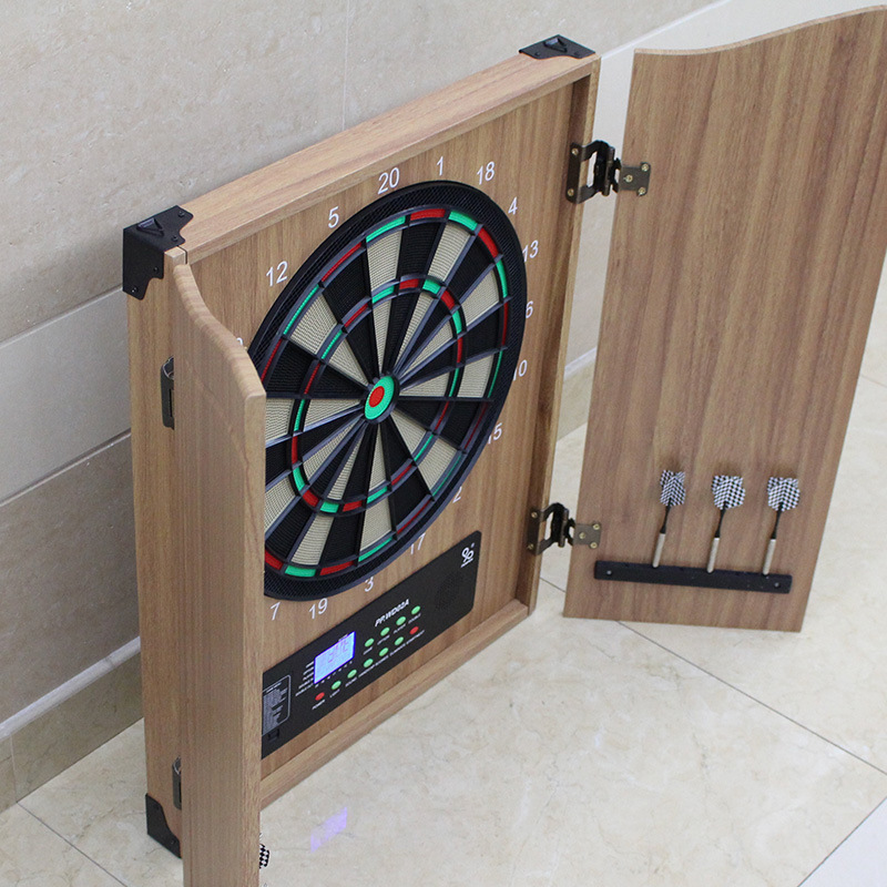 Luxury wooden electronic dart  - Electronic Dartboard Cabinet reseña y precio