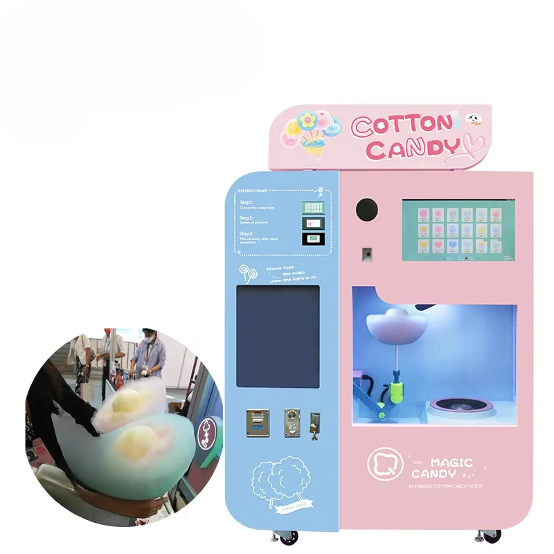 Customized Cotton Candy Vendin - Commercial Vending Machine reseña y precio