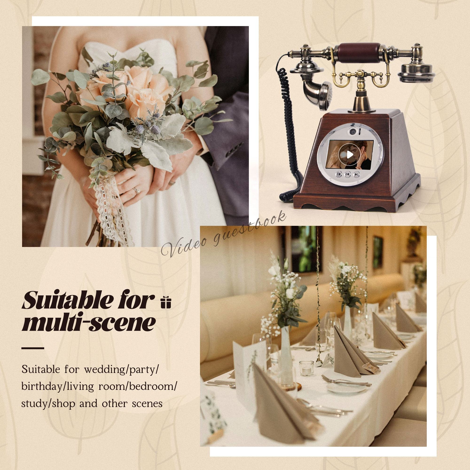 New Arrival Walnut Antique Tel - Photo Booth Machine reseña y precio