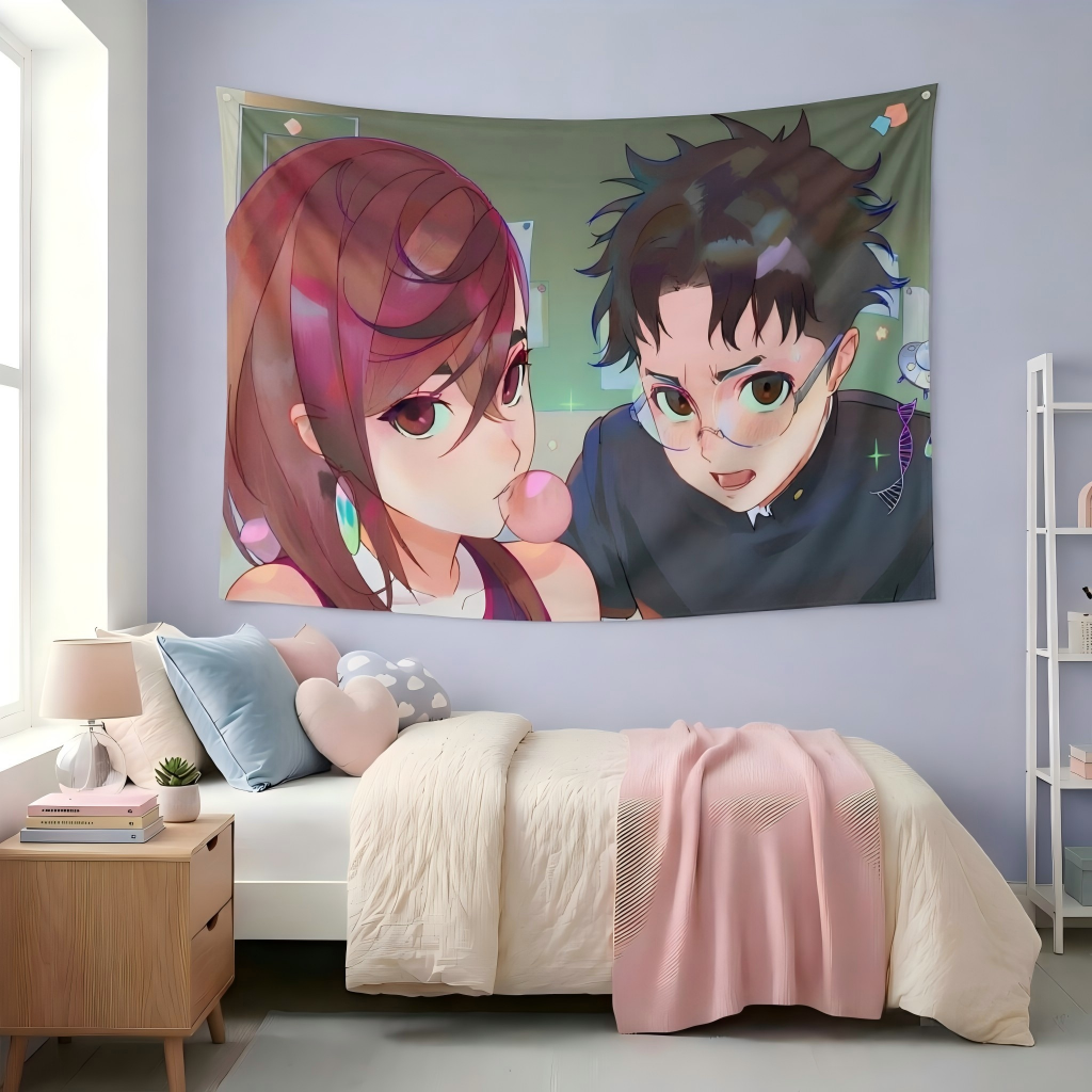 Cute Couple Tapestry Bubble Gu - Bubble Gum Machine reseña y precio