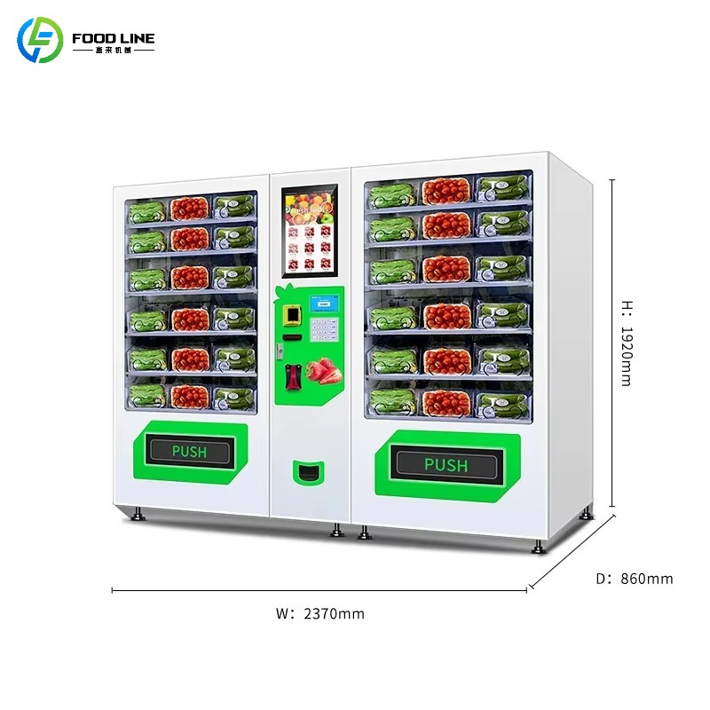 Fresh Food ,Sandwitch, Fruits, - Commercial Vending Machine reseña y precio